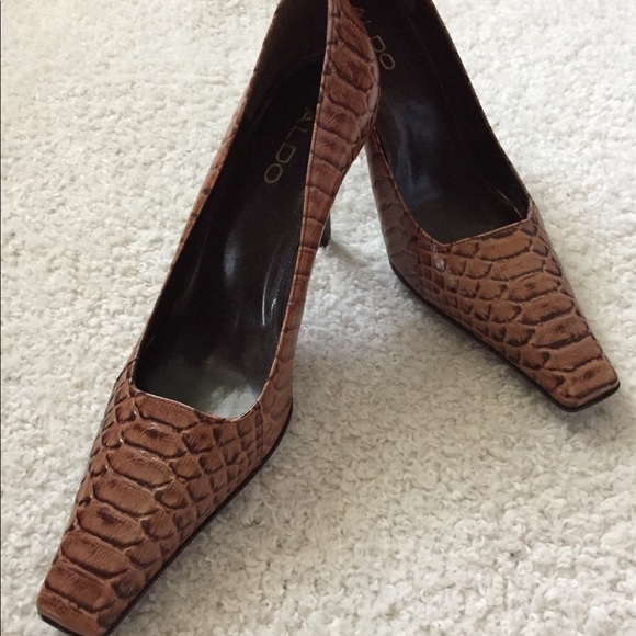 New Aldo leather shoes